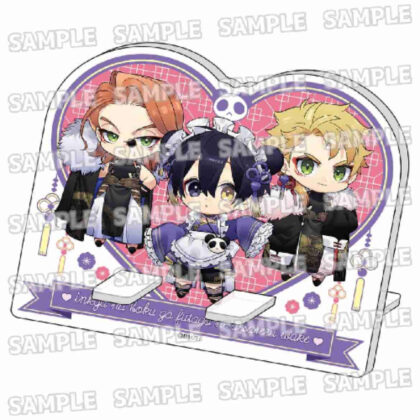 The reason why I am a shy person is loved by the twins Original acrylic multi-stand China Ver. B (陰キャな僕が双子に愛される理由 描き下ろしアクリルマルチスタンド チャイナVer. B)