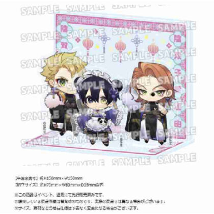 The reason why I am a shy person is loved by the twins Original mini acrylic diorama China Ver. (陰キャな僕が双子に愛される理由 描き下ろしミニアクリルジオラマ チャイナVer.)