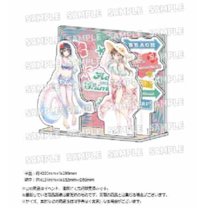Adachi and Shimamura newly drawn acrylic diorama (安達としまむら 描き下ろしアクリルジオラマ)