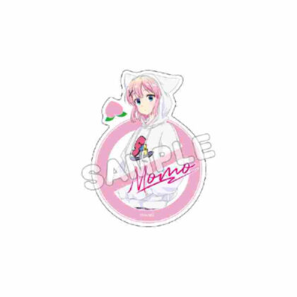 Machikadomazoku 2-chome Original Die-cut Sticker Momo Chiyoda (まちカドまぞく 2丁目 描き下ろしダイカットステッカー 千代田桃)