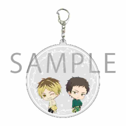 Big acrylic keychain movie Given Hiiragi mix 02 Design B Color shirt Ver. (Mini character illustration) (デカアクリルキーホルダー 映画 ギヴン 柊mix 02 デザインB カラーシャツVer.(ミニキャライラスト))