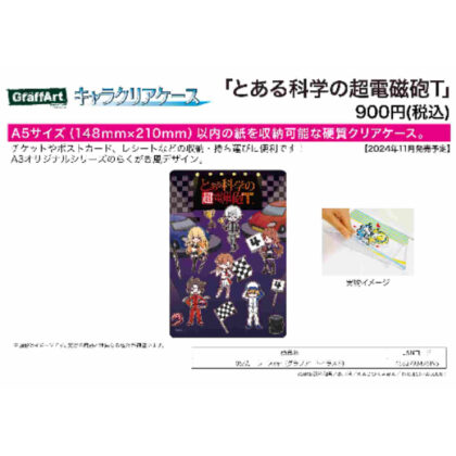 Character Clear Case A Certain Scientific Railgun T 05 Car Race Ver. (Graph Art Illustration) (キャラクリアケース とある科学の超電磁砲T 05 カーレースVer.(グラフアートイラスト))