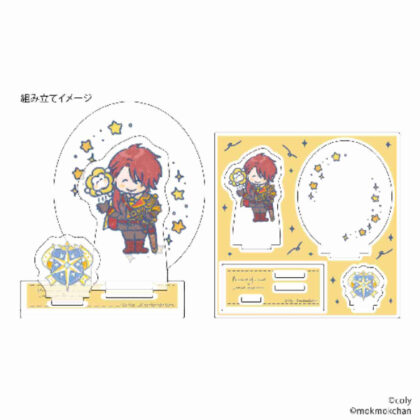 Acrylic stand plate Wizard's Promise x Mokumoku-chan 03 Cain (drafted illustration) (アクリルスタンドプレート 魔法使いの約束×もくもくちゃん 03 カイン(描き起こしイラスト))