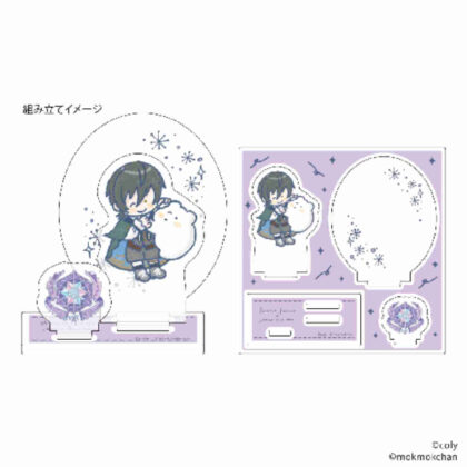 Acrylic stand plate Wizard's Promise x Mokumoku-chan 05 Snow (drafted illustration) (アクリルスタンドプレート 魔法使いの約束×もくもくちゃん 05 スノウ(描き起こしイラスト))