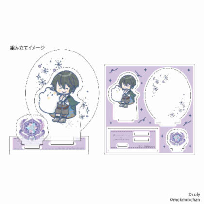 Acrylic stand plate Wizard's Promise x Mokumoku-chan 06 White (drafted illustration) (アクリルスタンドプレート 魔法使いの約束×もくもくちゃん 06 ホワイト(描き起こしイラスト))