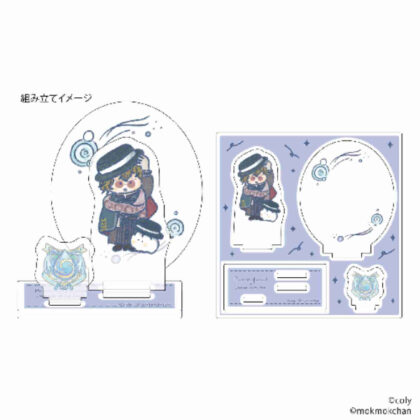 Acrylic stand plate Wizard's Promise x Mokumoku-chan 10 Faust (drafted illustration) (アクリルスタンドプレート 魔法使いの約束×もくもくちゃん 10 ファウスト(描き起こしイラスト))