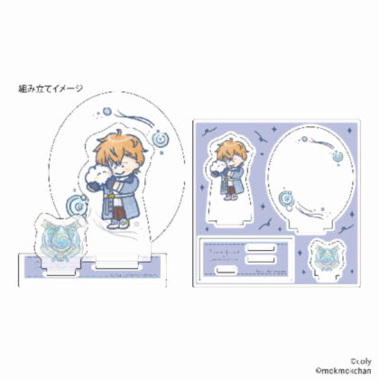 Acrylic stand plate Wizard's Promise x Mokumoku-chan 12 Heathcliff (drafted illustration) (アクリルスタンドプレート 魔法使いの約束×もくもくちゃん 12 ヒースクリフ(描き起こしイラスト))