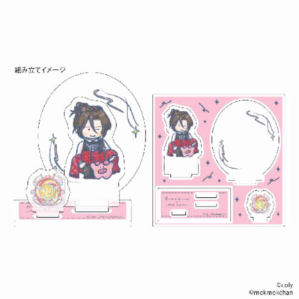 Acrylic stand plate Wizard's Promise x Mokumoku-chan 14 Shylock (drafted illustration) (アクリルスタンドプレート 魔法使いの約束×もくもくちゃん 14 シャイロック(描き起こしイラスト))