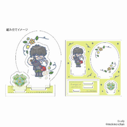 Acrylic stand plate Wizard's Promise x Mokumoku-chan 20 Lennox (drawn illustration) (アクリルスタンドプレート 魔法使いの約束×もくもくちゃん 20 レノックス(描き起こしイラスト))