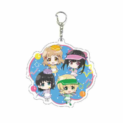 Big Acrylic Keychain Senki Zesshou Symphogear XV 03 Ice Cream Ver. A (Mini Character Illustration) (デカアクリルキーホルダー 戦姫絶唱シンフォギアXV 03 アイスクリームVer. A(ミニキャライラスト))