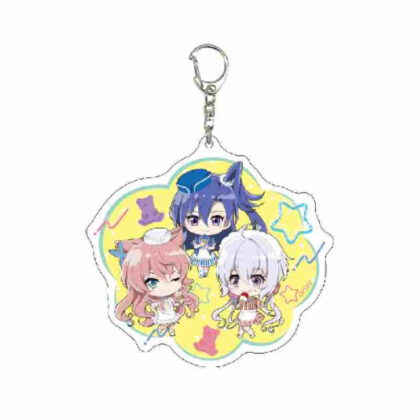 Big Acrylic Keychain Senki Zesshou Symphogear XV 04 Ice Cream Ver. B (Mini Character Illustration) (デカアクリルキーホルダー 戦姫絶唱シンフォギアXV 04 アイスクリームVer. B(ミニキャライラスト))