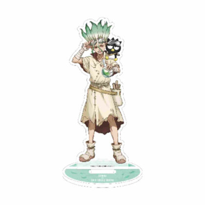 Acrylic stand Dr.STONE x Sanrio Characters 01 Senku x Bad Badzumaru (collaboration illustration) (アクリルスタンド Dr.STONE×サンリオキャラクターズ 01 千空×バッドばつ丸(コラボイラスト))