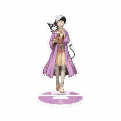 Acrylic stand Dr.STONE x Sanrio Characters 02 Gen x Kuromi (collaboration illustration) (アクリルスタンド Dr.STONE×サンリオキャラクターズ 02 ゲン×クロミ(コラボイラスト))