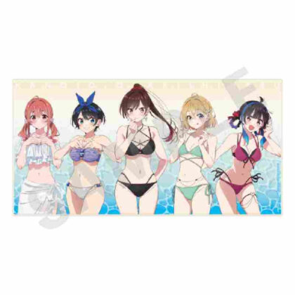 I'll borrow your girlfriend's bath towel. (彼女、お借りします バスタオル)