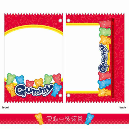 Packaged sewing pouch (fruit gummy) (パッケージ型ぬいポーチ(フルーツグミ))