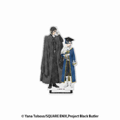 "Black Butler - Boarding School Edition" Sparkling Hologram Acrylic Stand Figure Sebastian & Ciel (｢黒執事 -寄宿学校編-｣キラキラホログラムアクリルスタンドフィギュア セバスチャン&シエル)