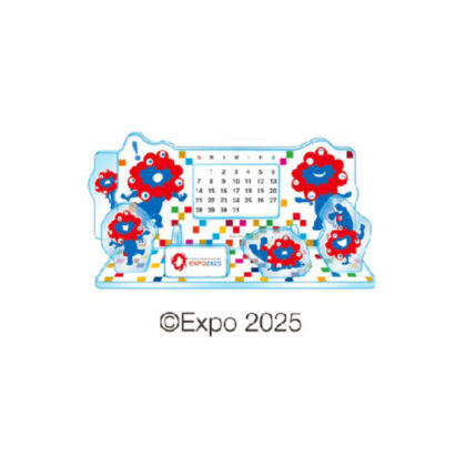 2025 Osaka/Kansai Expo Official Character Myak Myak CL-902 2025 Acrylic Perpetual Calendar (2025大阪・関西万博公式キャラクター ミャクミャク CL-902 2025年アクリル万年カレンダー)