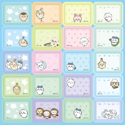 Chikawa schedule deco sticker ② (ちいかわ スケジュールデコシール②)