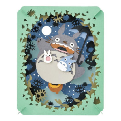 My Neighbor Totoro Paper Theater PT-048X Moonlit Sky (となりのトトロ ペーパーシアター PT-048X 月光る大空)