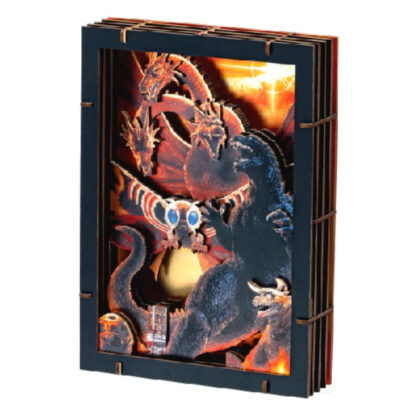 Paper Theater -Wood Style Premium- PT-WP09 Godzilla Mothra King Ghidorah Giant Monsters All-Out Attack (ペーパーシアター -ウッドスタイルプレミアム- PT-WP09 ゴジラ モスラ キングギドラ 大怪獣総攻撃)