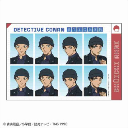 Detective Conan ID photo style sticker Shuichi Akai (名探偵コナン 証明写真風ステッカー 赤井秀一)