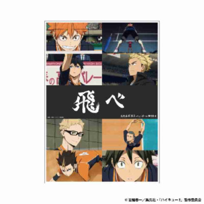 Haikyu!! Clear Poster Karasuno High School (ハイキュー!! クリアポスター 烏野高校)