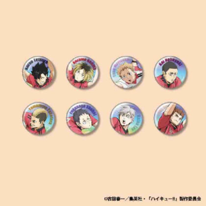 Haikyu!! TD Can Badge 5th Season Action Copyright Aurora Ver. Nekoma (ハイキュー!! TD缶バッジ 5期アクション版権 オーロラVer.音駒)