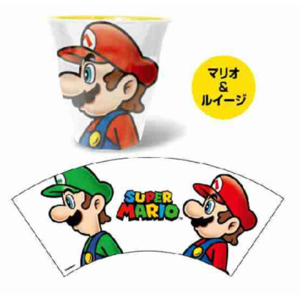 Melamine Cup Super Mario 2401 Mario & Luigi (メラミンカップ　スーパーマリオ2401　マリオ&ルイージ)