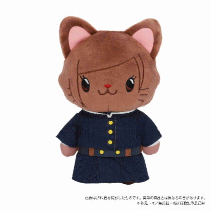 Jujutsu Kaisen withCAT Plush Keychain with Eye Mask Kugisaki Nobara (呪術廻戦 withCAT アイマスク付きぬいぐるみキーホルダー 釘崎野薔薇)