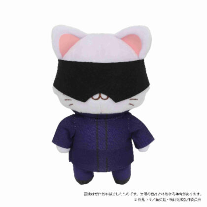Jujutsu Kaisen withCAT Stuffed Keychain with Eye Mask Satoru Gojo (呪術廻戦 withCAT アイマスク付きぬいぐるみキーホルダー 五条悟)