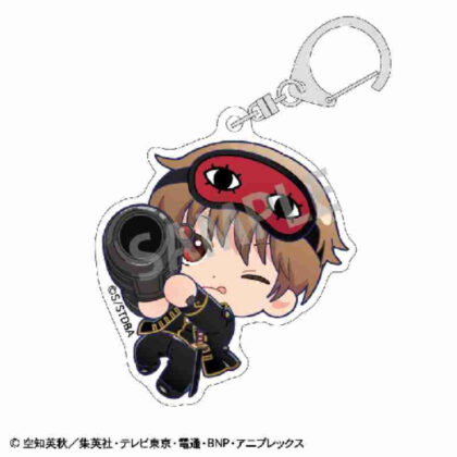 Gintama acrylic key chain Sougo Okita Okkochi (銀魂 アクリルキーホルダー 沖田総悟 おっこち)