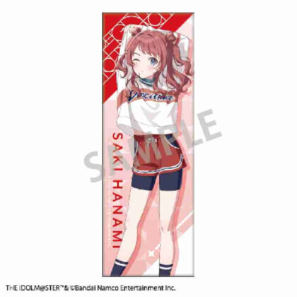 Gakuen Idolmaster Long Square Can Badge Hanami Saki (学園アイドルマスター ロングスクエア缶バッジ 花海咲季)