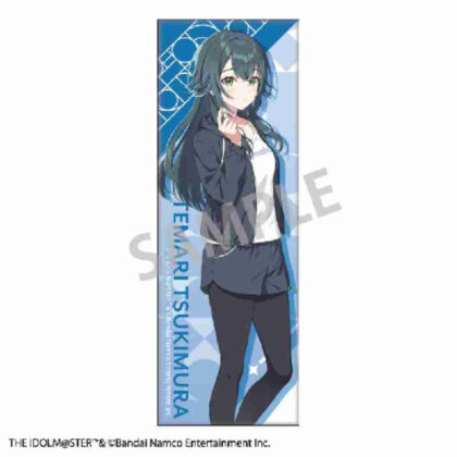 Gakuen Idolmaster Long Square Can Badge Temari Tsukimura (学園アイドルマスター ロングスクエア缶バッジ 月村手毬)