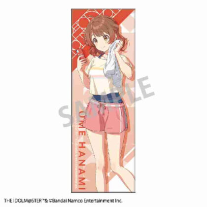 Gakuen Idolmaster Long Square Can Badge Yume Hanami (学園アイドルマスター ロングスクエア缶バッジ 花海佑芽)