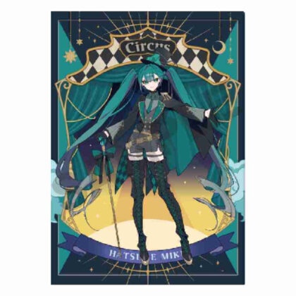 Hatsune Miku Single Clear File Hatsune Miku Black Circus (初音ミク シングルクリアファイル 初音ミク ブラックサーカス)