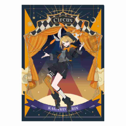 Hatsune Miku Single Clear File Kagamine Rin Black Circus (初音ミク シングルクリアファイル 鏡音リン ブラックサーカス)