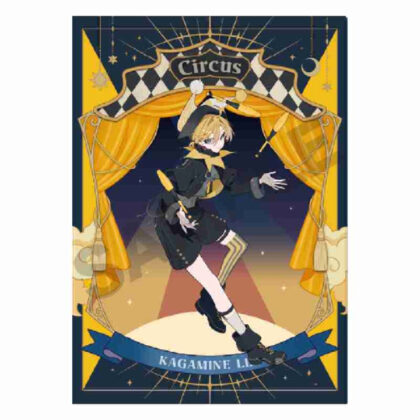 Hatsune Miku Single Clear File Kagamine Len Black Circus (初音ミク シングルクリアファイル 鏡音レン ブラックサーカス)