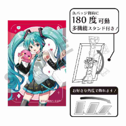 Hatsune Miku Art Can Badge Hatsune Miku Enjoy Osaka 2024 (初音ミク アート缶バッジ 初音ミク エンジョイ大阪2024)