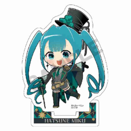 Hatsune Miku Acrylic Stand Hatsune Miku Black Circus Mini Character (初音ミク アクリルスタンド 初音ミク ブラックサーカスミニキャラ)