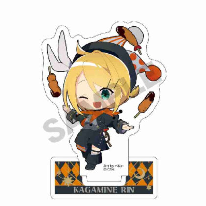 Hatsune Miku Acrylic Stand Kagamine Rin Black Circus Mini Character (初音ミク アクリルスタンド 鏡音リン ブラックサーカスミニキャラ)