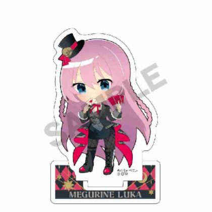 Hatsune Miku Acrylic Stand Megurine Luka Black Circus Mini Character (初音ミク アクリルスタンド 巡音ルカ ブラックサーカスミニキャラ)
