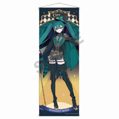 Hatsune Miku Life-size Tapestry Hatsune Miku Black Circus (初音ミク 等身大タペストリー 初音ミク ブラックサーカス)