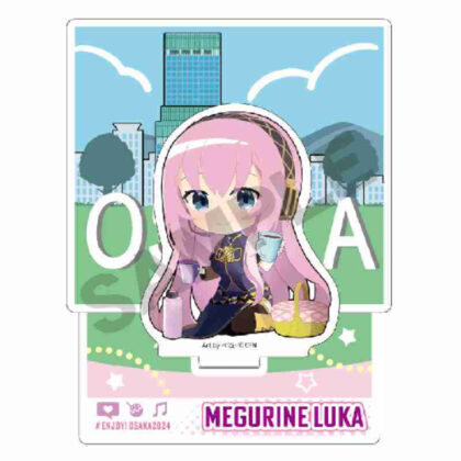 Hatsune Miku Diorama Acrylic Stand Megurine Luka Enjoy Osaka 2024 (初音ミク ジオラマアクリルスタンド 巡音ルカ エンジョイ大阪2024)