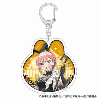 The Quintessential Quintuplets∽ Acrylic Key Chain Ichika Nakano Monochrome Bunny Dress (五等分の花嫁∽ アクリルキーホルダー 中野一花 モノクロバニードレス)