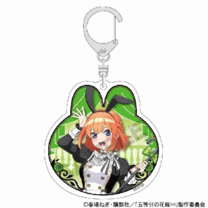 The Quintessential Quintuplets∽ Acrylic Keychain Yotsuba Nakano Monochrome Bunny Dress (五等分の花嫁∽ アクリルキーホルダー 中野四葉 モノクロバニードレス)