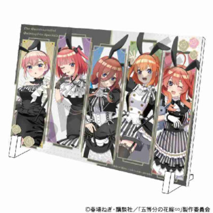 The Quintessential Quintuplets∽ Acrylic panel monochrome bunny dress (五等分の花嫁∽ アクリルパネル モノクロバニードレス)