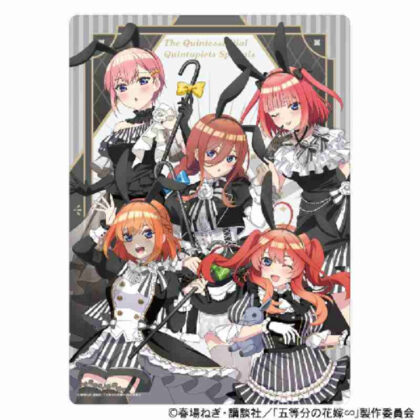 The Quintessential Quintuplets Shitajiki Monochrome Bunny Dress A (五等分の花嫁 下敷き モノクロバニードレス A)