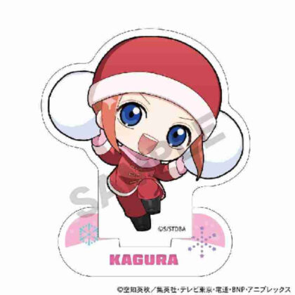 Gintama Acrylic Stand Kagura Mini Character Snowball Fight (銀魂 アクリルスタンド 神楽 ミニキャラ雪合戦)