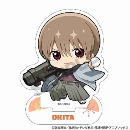 Gintama Acrylic Stand Sougo Okita Mini Character Snowball Fight (銀魂 アクリルスタンド 沖田総悟 ミニキャラ雪合戦)