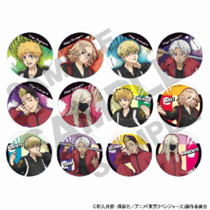 Tokyo Revengers Trading Glitter Can Badge Provocation (東京リベンジャーズ トレーディンググリッター缶バッジ 挑発)